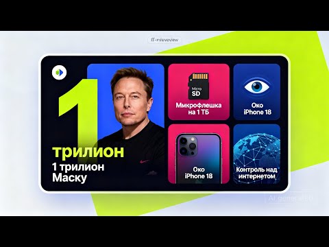 Видео: [144] 1 триллион Маску, микрофлешка на 1 тб, Око в iphone 18, Контроль над интернетом