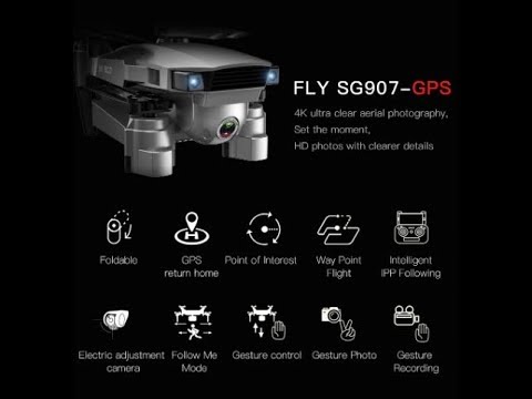 Видео: Первый реальный обзор квадрокоптера SG907 на русском языке(вторая часть)