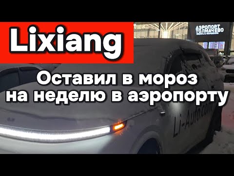 Видео: Оставил Лисянга Л7 (Lixiang L-7) на неделю в аэропорту в Сибири