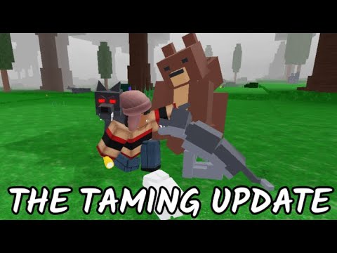 Видео: #99 НОЧЕЙ В ЛЕСУ #ОБНОВА #ПРИРУЧИЛА ВОЛКА #Roblox