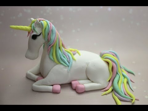 Видео: Единорог Фигурка на торт
