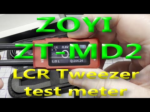 Видео: ZOYI ZT-MD2 - Измеритель LCR-пинцета - тестирование и обзор.