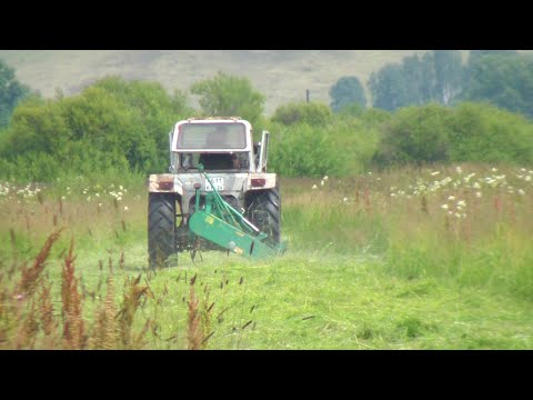 Видео: косилка кдн 210 в действии
