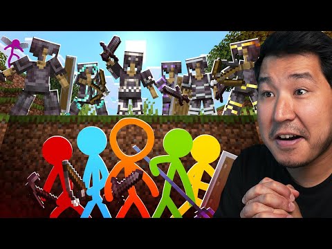 Видео: Стикмандар Майнкрафтта - 37 бөлім (Hardcore Manhunt - Animation vs. Minecraft Shorts Ep 37) Реакция