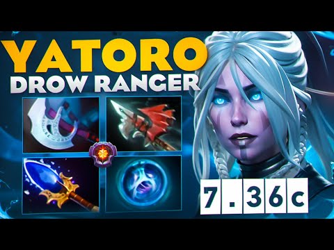 Видео: ОБНОВЛЕННАЯ ТРАКСА ОТ YATORO!🔥| Drow Ranger 7.36c