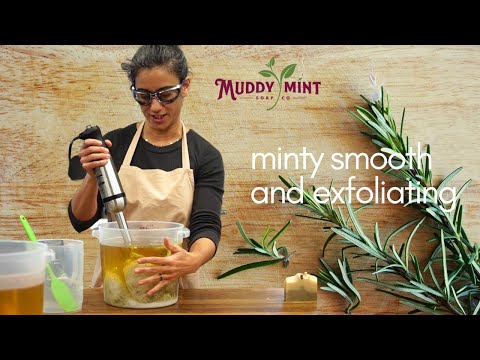 Видео: Как мы делаем наше мыло с розмарином, мятой и можжевельником