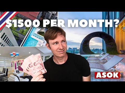 Видео: экскурсия по 3 роскошным кондоминиумам в центре Бангкока (английский с субтитрами)