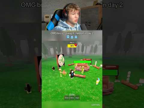 Видео: Как он Спас Четверых Детей во 2 День в Roblox?! 🤯 #shorts #шортс #roblox #роблокс #робуксы #lisfox