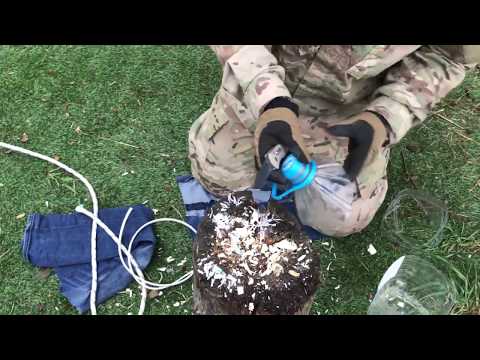 Видео: Реальный тест Gerber Downrange Propel  S30V (Часть 1)