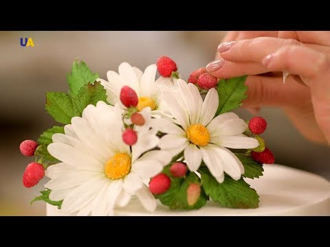 Видео: Сахарные и вафельные цветы Олеси Голумбевской  | Мастер дела