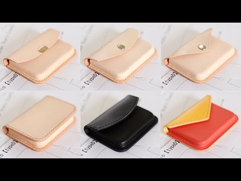 Видео: Сделайте 3D кожаный бумажник для карточек