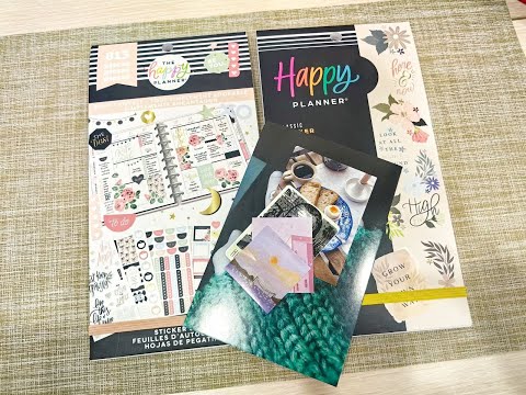 Видео: Обзор на стикербуки Simply Lovely и Floral Color Story (The Happy Planner Value Pack Stickers)