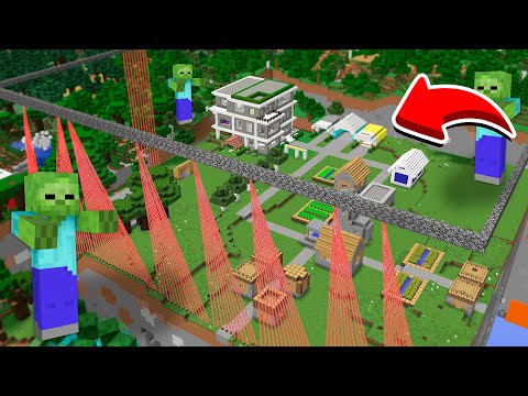 Видео: МЕН 5 МИНУТ ІШІНДЕ АУЫЛДЫ ГИГАНТ ЗОМБИЛАРДАН ҚОРҒАЙ АЛАМЫН БА? қазақша майнкрафт казакша