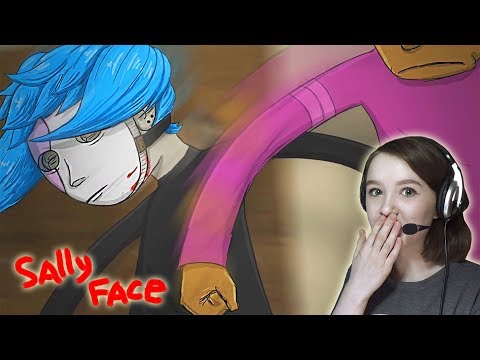 Видео: САЛЛИ-КРОМСАЛИ Колбасный Инцидент Sally Face Полное Прохождение Эпизод 3