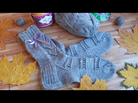 Видео: #ВЯЗАНИЕ Носки "СОЛО"🧦  Мои Носочные Спицы🧶  #носкиспицами