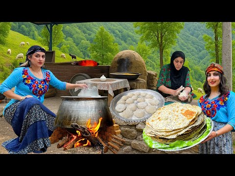 Видео: Особый деликатес из бараньего желудка и тандури! Приготовление восточного блюда Ширдан