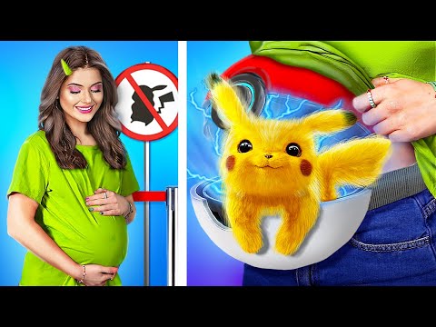 Видео: Как пронести покемона в кинотеатр! Покемоны в реальной жизни!