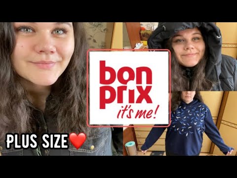 Видео: Зимняя одежда для полных девушек с примеркой | Новый заказ плюс сайз из магазина bonprix