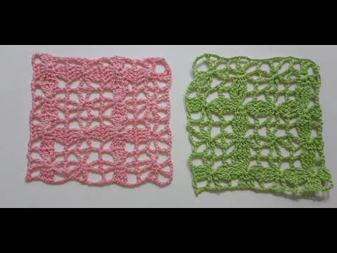 Видео: Узор крючком.Ажурный узор крючком.