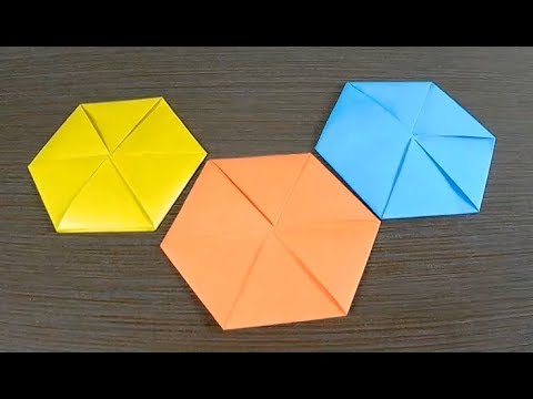 Видео: Origami hexagon | Оригами шестиугольник