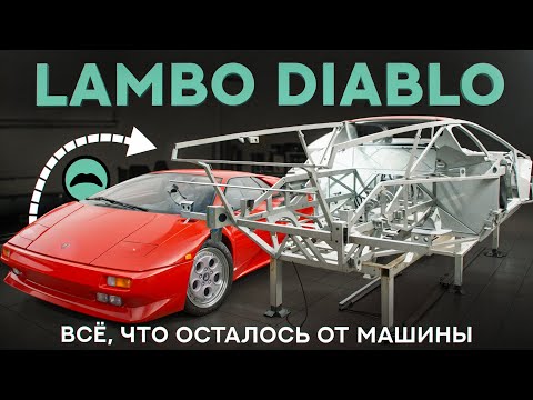 Видео: Первые в мире реставрируем Lamborghini Diablo