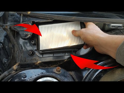 Видео: Установка доп фильтра салона Volkswagen Jetta, Passat, Golf, SKODA