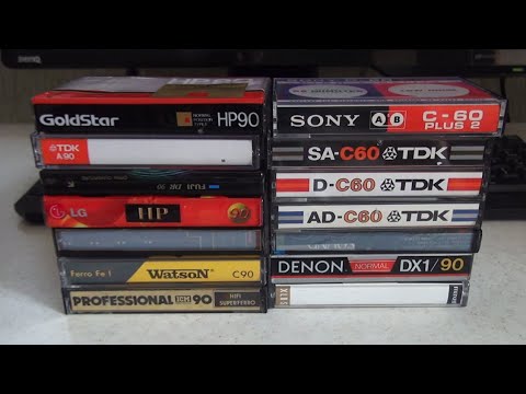 Видео: Запечатанные кассеты. Тест на запись. #audiocassette