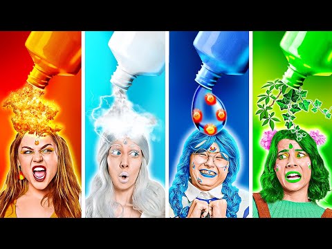 Видео: ЧЕТЫРЕ стихии в реальной жизни: Земля 🌏 Вода 💧 Огонь 🔥 и Воздух 💨