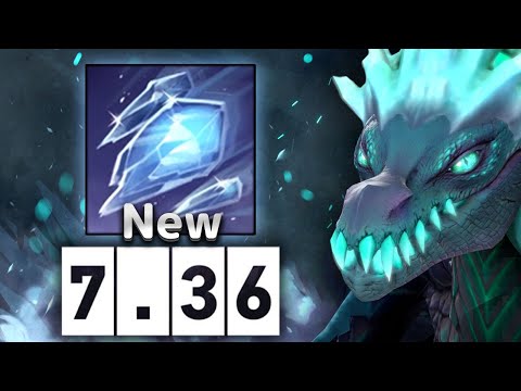 Видео: Новая Виверна, осколки от союзников! - GH Winter Wyvern 7.36 DOTA 2