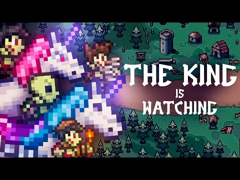 Видео: Армия нежити с единорогами // The King is Watching #2
