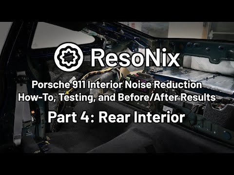 Видео: Porsche 911 GT3 2023 года — Шумоизоляция и снижение шума в модели 992 с помощью ResoNix — Часть 4...