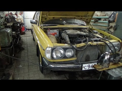 Видео: Промывка радиатора печки без снятия на Мерседесе W 123 .