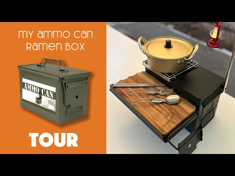 Видео: Что внутри моей походной кухни с патронами | Самодельная коробка для лапши Ramen
