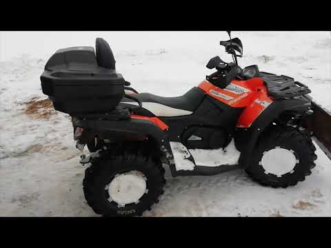 Видео: Как установить кофр GKA smart 8020 на квадроцикл CF Moto X5 H.O.