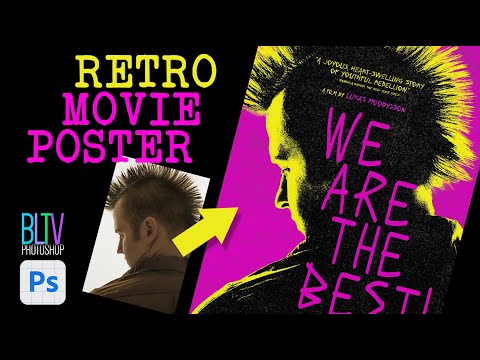 Видео: Photoshop: как воссоздать ретро-постер фильма!!