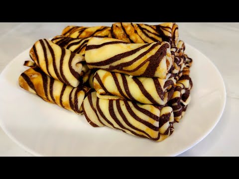 Видео: Необычный Рецепт Полосатые Блины ЗЕБРА  Который Вы Захотите Повторить