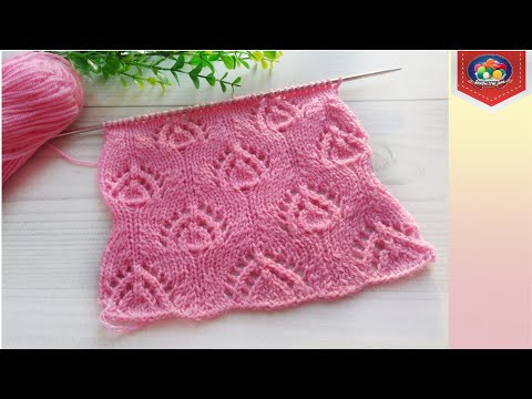 Видео: Ажурный узор спицами чертополох