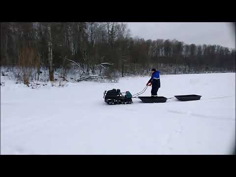 Видео: Мотобуксировщик Мужик 760   Первые впечатления.