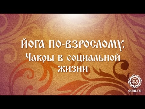 Видео: Йога по-взрослому. Чакры в социальной жизни.