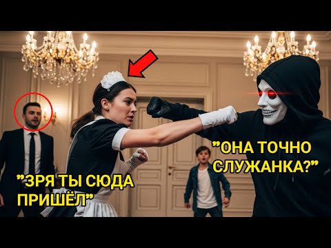 Видео: Служанка Бросилась Без Раздумий На Похитителя…Чтобы Спасти Хозяина-Миллионера и Его Сына!