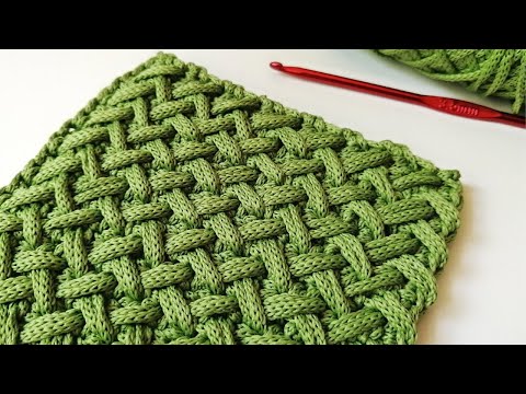 Видео: ЗАВОРАЖИВАЕТ С ПЕРВОГО ВЗГЛЯДА! Узор плетенка крючком...
