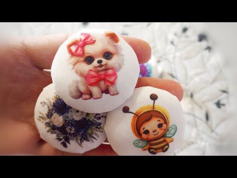 Видео: Резиночки с сублимацией тканевые👧🌺🐶🐝 пуговки #резиночки #бантики #сублимация #резиночкиссублимацией