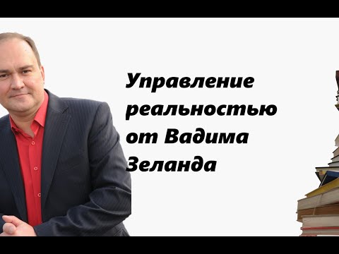 Видео: Принцип управления реальностью от Вадима Зеланда и до здравого смысла!