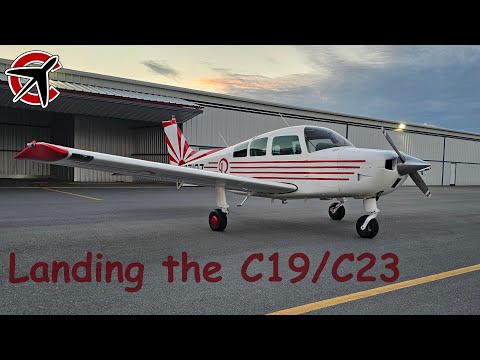 Видео: Посадка Beechcraft C19 Musketeer / C23 Sundowner