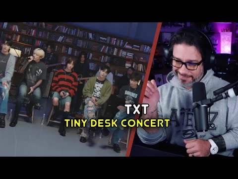 Видео: Реакция режиссера - TXT - Tiny Desk Korea