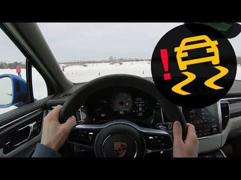 Видео: Стабилизация не поможет! Или чему учат в школе вождения Porsche? Вид от первого лица (POV)