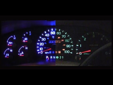 Видео: 1997–2002 Expedition, 1997–2003 F-150 и модернизация подсветки приборной панели штурмана на свето...