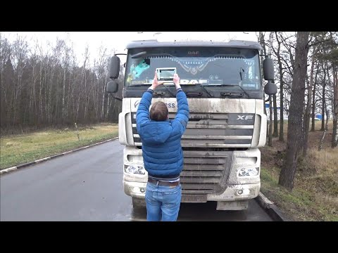 Видео: Ура свершилось,взялись за лобовое стекло))