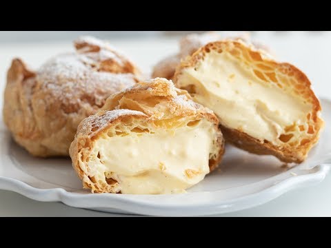 Видео: Слойки с кремом ： Choux au Craquelin ｜ HidaMari Cooking