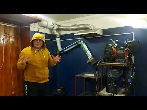 Видео: Вытяжка над сварочным постом.